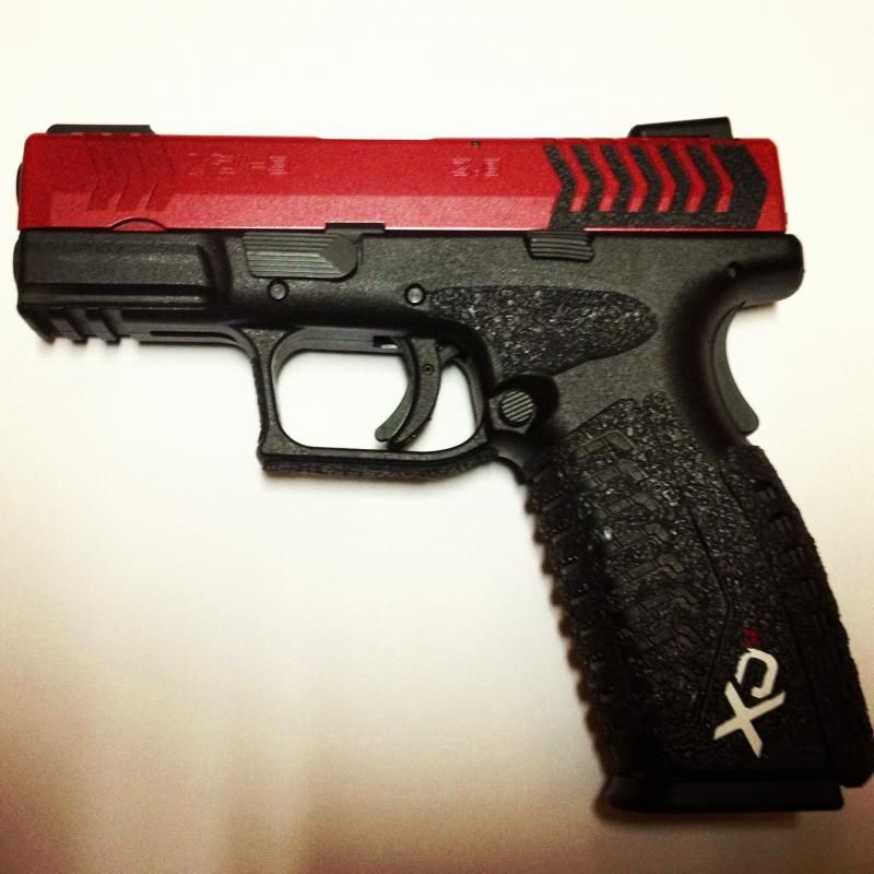 My XDM with new grips. Decals, And a lil engraving painting... Page 2