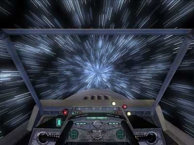 The infamous jump to Hyperspace... The infamous jump to Hyperspace...