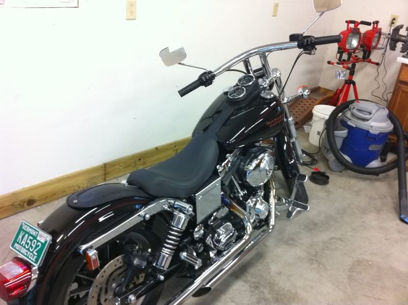 Carlini Super sweep 1.50 Drag bars. Awesome handlebars !!!! Harley