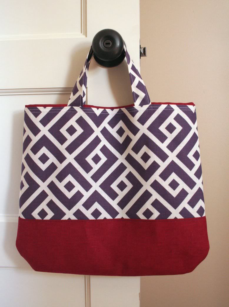 Urban Art Book Tote Pattern, , Canvas Tote Bag Sewing Patterns