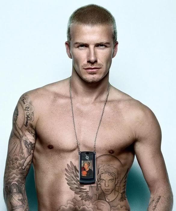 what? david beckam has a tattoo of you jeffers? thats crazzy!