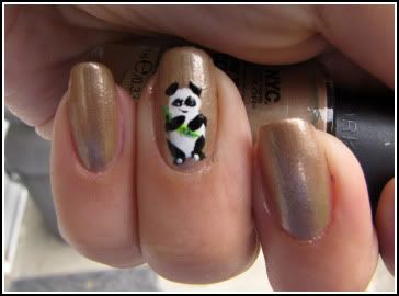 Practice with Polish.: Nail Art: Panda