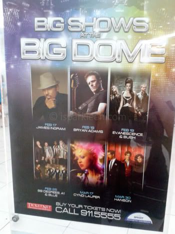 Big Shows at the Big Dome, February to March 2012 Big Shows at the Big Dome, February to March 2012