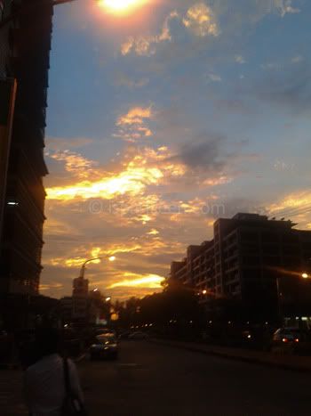 Sunset in Manila Sunset in Manila