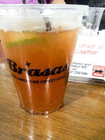 Brasas The Podium grilled iced tea Brasas The Podium iced tea