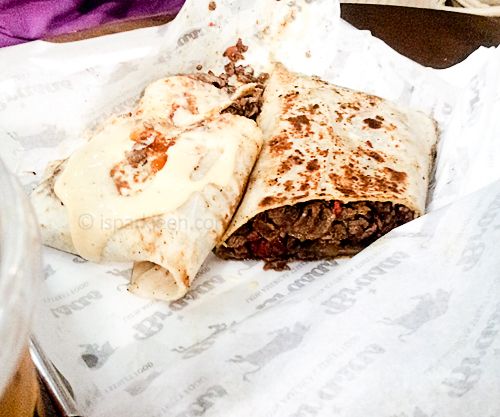 Brasas The Podium grilled beef wrap Brasas The Podium grilled beef wrap