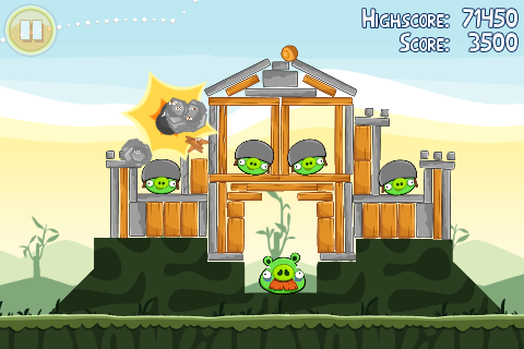 Angry Birds screenshot Angry Birds screenshot