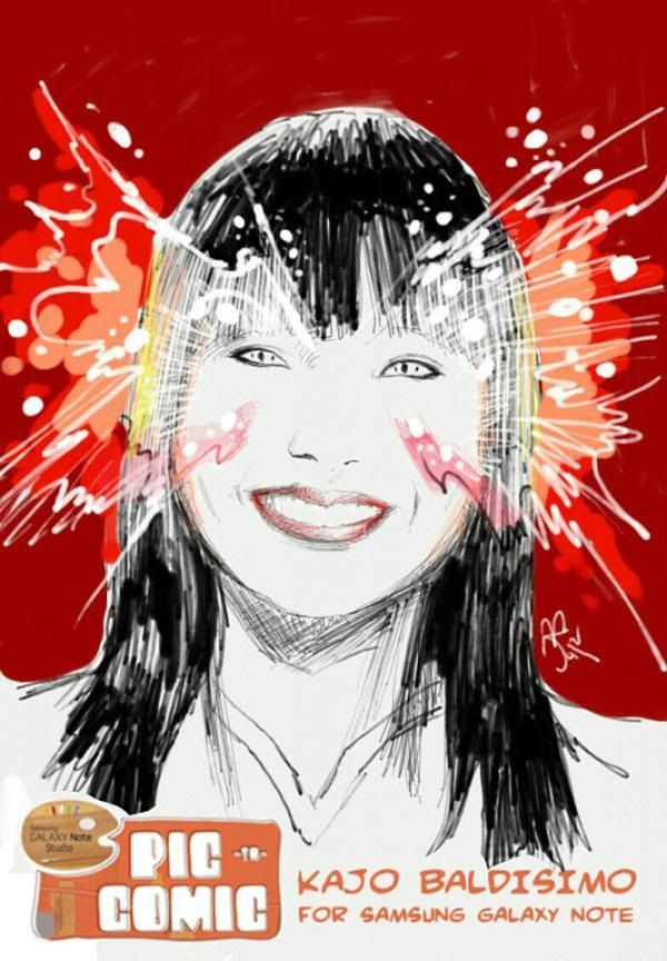 Pic-to-Comic-ed version of me by Kajo Baldisimo for Samsung Galaxy Note Pic-to-Comic-ed version of me by Kajo Baldisimo for Samsung Galaxy Note