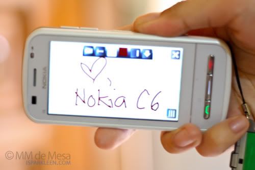 Nokia C6 Drawing application Nokia C6 Drawing application