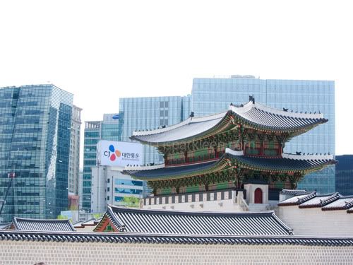 A stark contrast between the old and the new A stark contrast between the old and the new