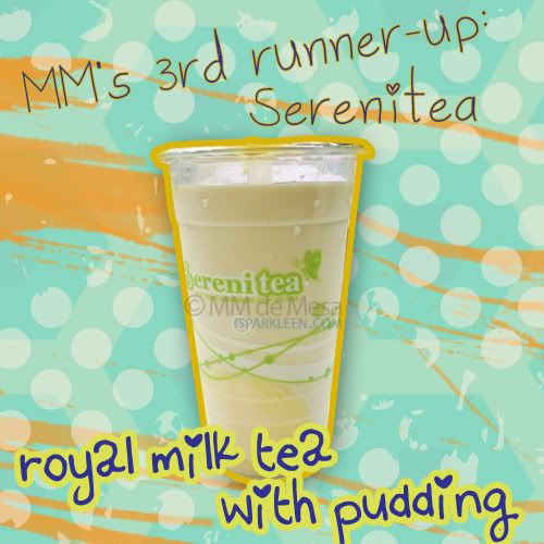 Serenitea Royal Milk Tea with Egg Pudding, 75% sugar, less ice Serenitea Royal Milk Tea with Egg Pudding, 75% sugar, less ice