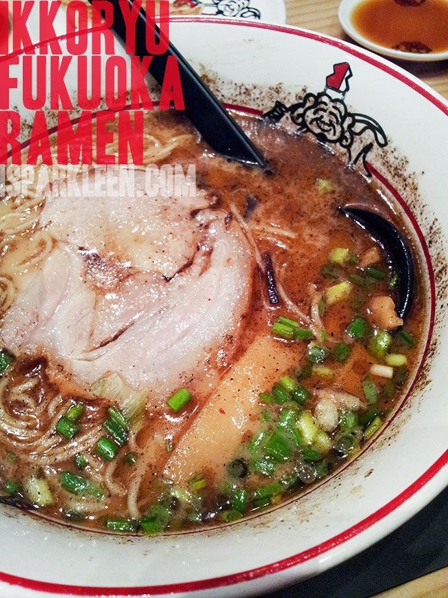 Ikkoryu Fukuoka Ramen Black Garlic Tonkotsu