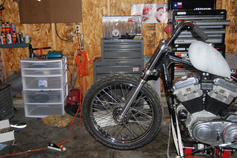 How To Lower sportster forks