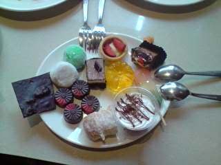 dessert plate