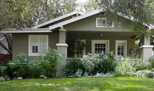 ; An arts and crafts style house