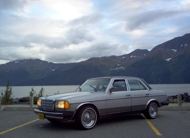 Had my old W116 and W123 laced up too 1980 280E Euro 1975 450SEL
