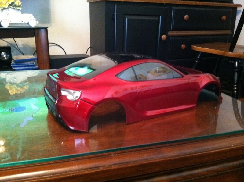 candy red rc paint