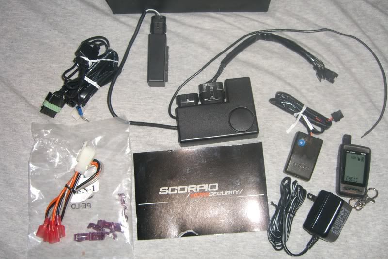 Scorpio alarm for honda cbr 600rr