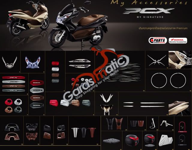 Asesoris Honda PCX