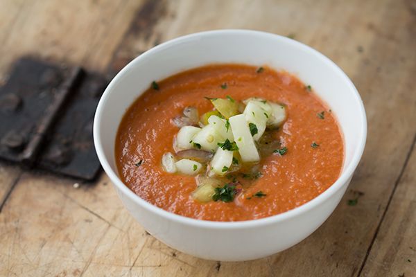 Gazpacho recipes: roasted tomato gazpacho Gazpacho recipes: roasted tomato gazpacho