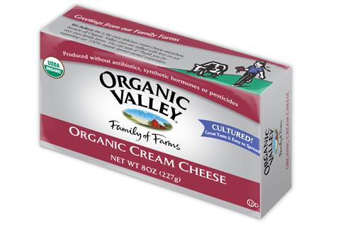Organic Valley cream cheese Organic Valley cream cheese