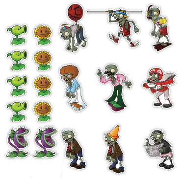 Official plants vs. zombies wall decals Official plants vs. zombies wall decals