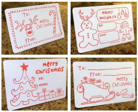 Color your own gift tags from 9SpotMonk Color your own gift tags from 9SpotMonk