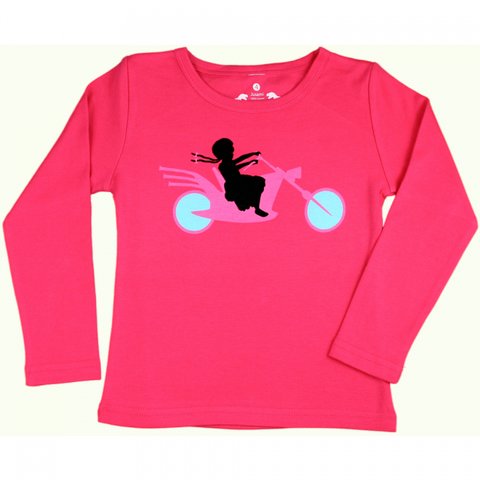 Chopper Girl girls' tee by Jusami Chopper Girl girls' tee by Jusami