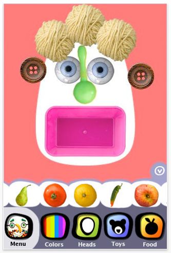 Faces iMake art app for kids for iPhone and iPad Faces iMake art app for kids for iPhone and iPad