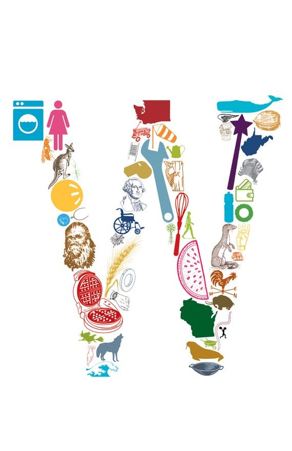 W alphabet poster W alphabet poster