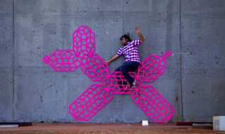 Aakash Nihalani's duct tape art Aakash Nihalani's duct tape art