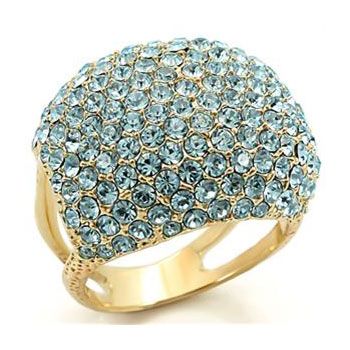 Holiday jewelry under $50: aqua dome ring Holiday jewelry under $50: aqua dome ring