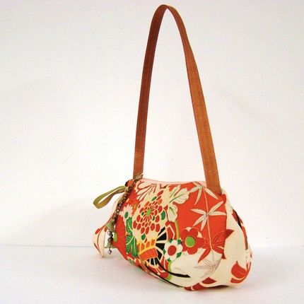TamamiKoBag purse made of kimono fabric TamamiKoBag purse made of kimono fabric