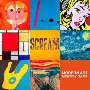 The classic memory game meets modern art The classic memory game meets modern art