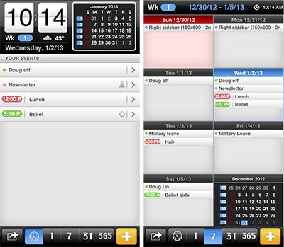 miCal Calendar App miCal Calendar App