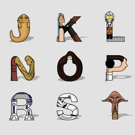 best baby gifts: star wars alphabet poster baby shower gift on cool mom picks: star wars alphabet print