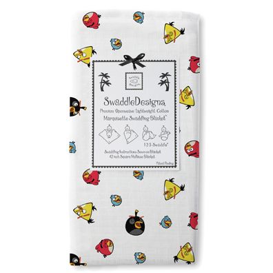 Baby Shower Gift on Cool Mom Picks: angry birds swaddle blanket