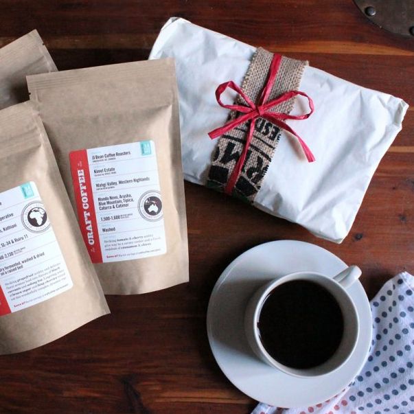 best gifts for new parents: artisan coffee subscription baby shower gift on cool mom picks: artisan coffee tasting box subscription