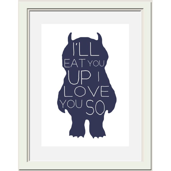 best baby gifts: printable wild things art baby shower gift on cool mom picks: maurice sendak nursery art