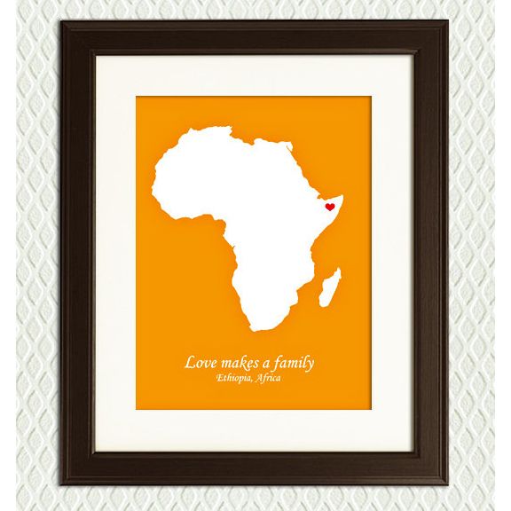 Baby Shower Gift on Cool Mom Picks: personalized adoption poster