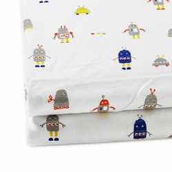 best baby gifts: robot crib sheet baby shower gift on cool mom picks: robot crib sheet