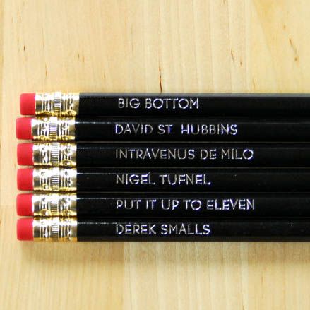 spinal tap pencil set