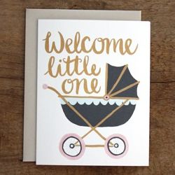 best baby shower gifts: welcome baby card baby shower gift on cool mom picks: welcome baby card