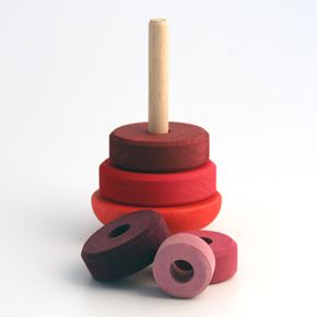 best baby gifts: wooden stacking toy baby shower gift on cool mom picks: wooden stacking tower