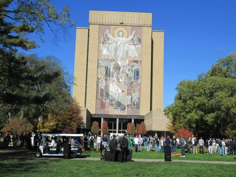 John Abrasax DJs at Touchdown Jesus Notre Dame, ESPN Best DJs in South Bend