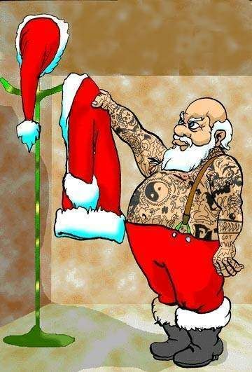 Jose, tattoo enthusiast Sid, tattoo enthusiast. Santa Tattoo Parlor