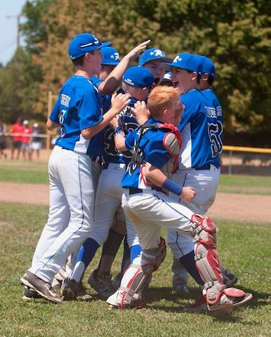 Rocklin celebrates its Section Tournament victory