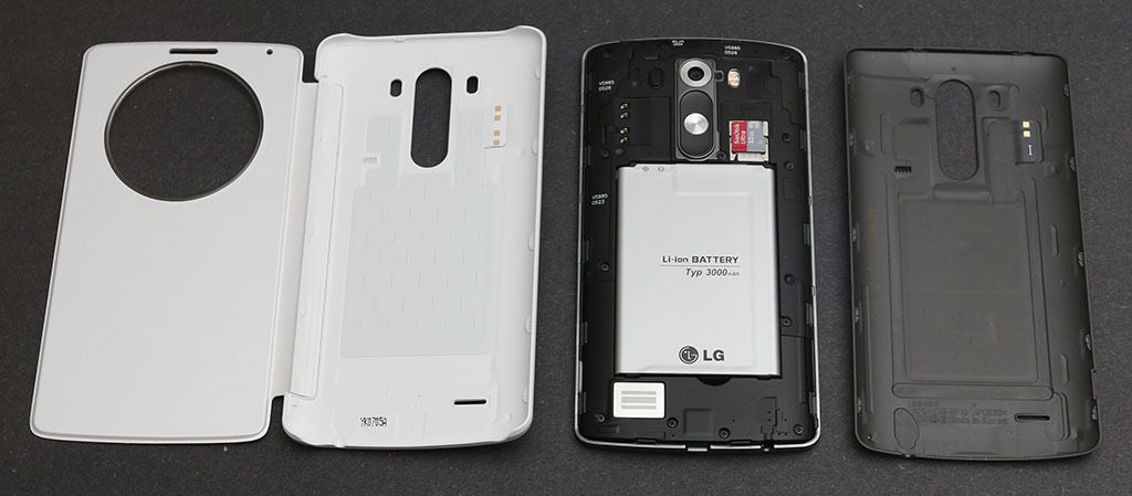 Bao da thay nắp chính hãng LG G3 D855 + Sạc không dây chính hãng LG - 4