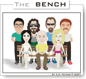 group photo of the bench comic template