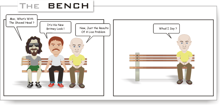 The Bench Cartoon, very first edition